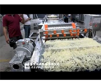 土豆去皮二級切洗脫水流水線（xiàn）