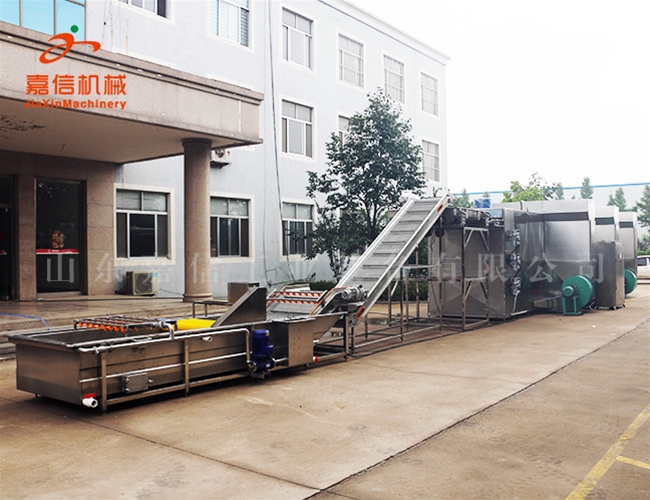 海帶(dài)切絲(sī)輸送清洗脫水烘幹流水(shuǐ)線