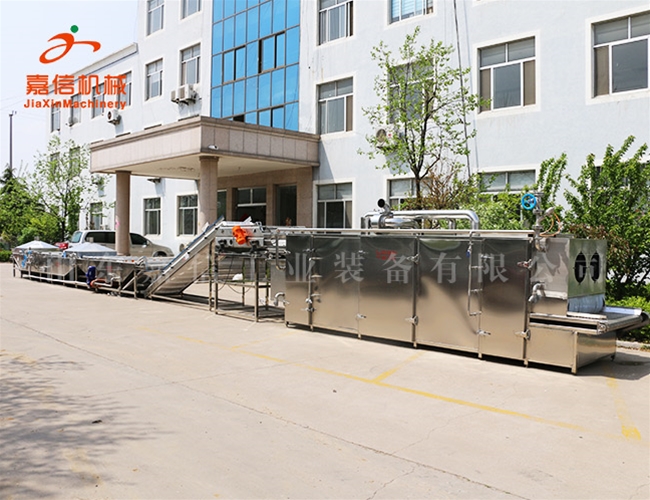 軟包裝巴氏殺菌烘幹流水線