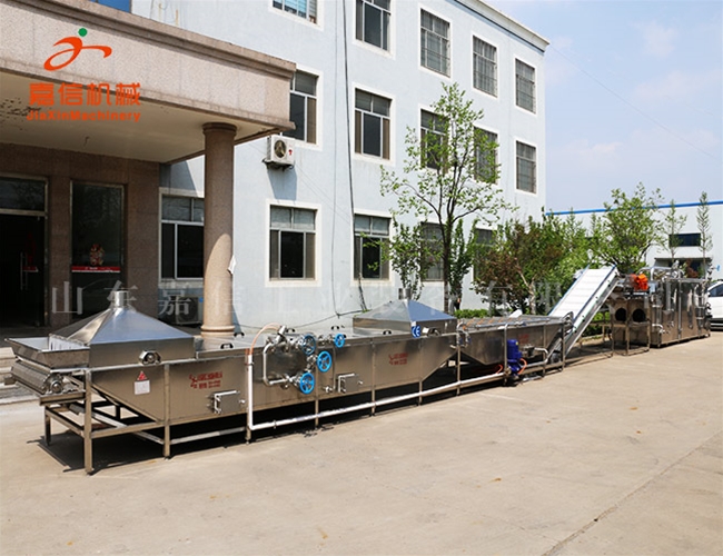 巴氏(shì)殺菌(jun1)冷卻瀝水風(fēng)幹流水線