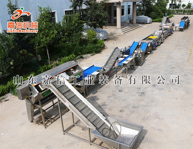 根莖類清洗風（fēng）幹流（liú）水線